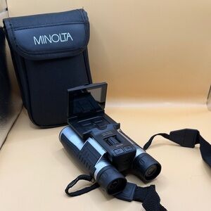 Minolta MN1232A 12x32 Digital Binoculars- 4K UHD Video Camera